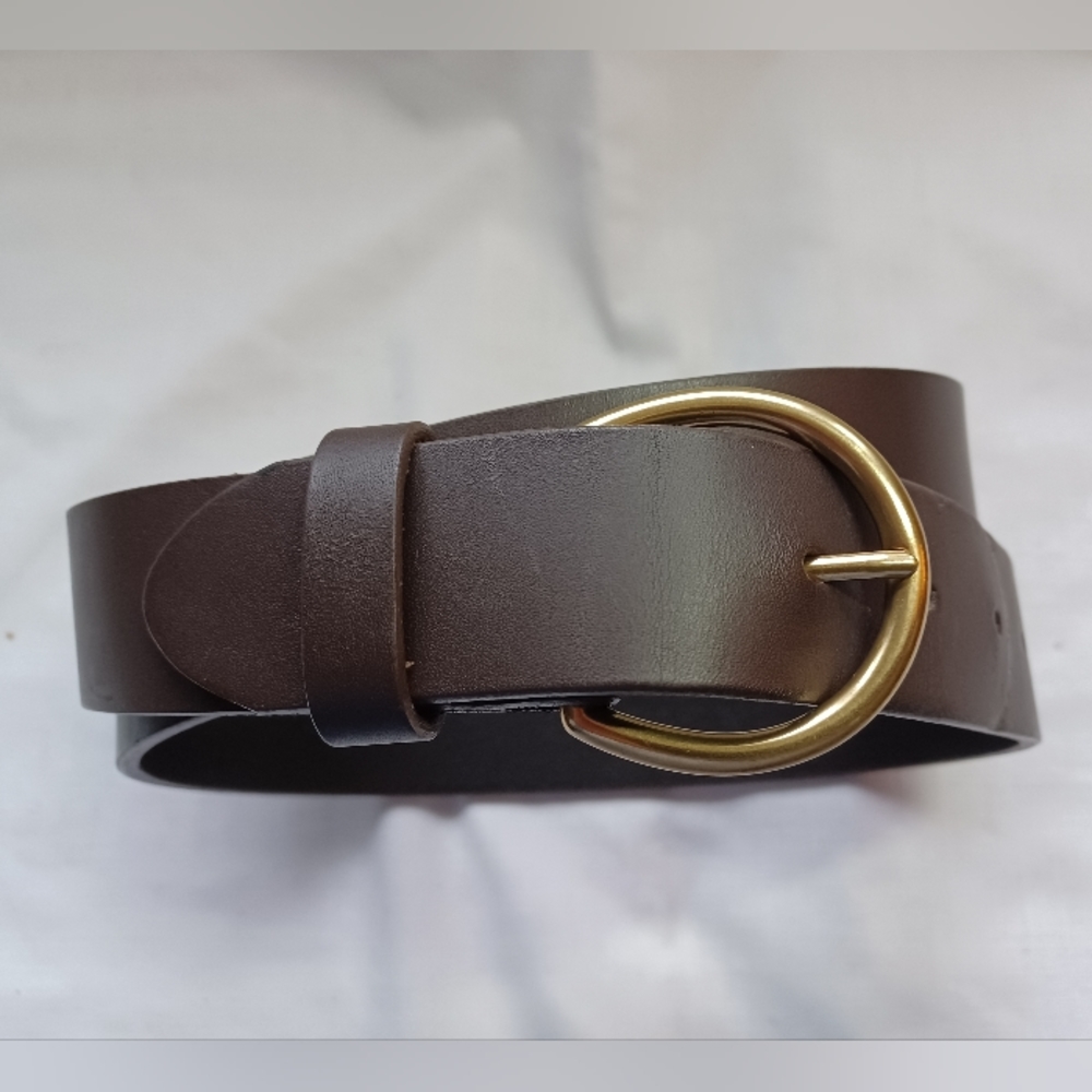 Sold LL Bean leather belt XL (37-41) Dark brown (37, 38, 39, 40, 41) VG cond